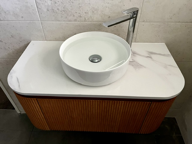 New bathroom basin