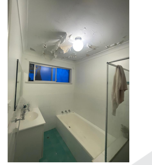 Bathroom before renovation