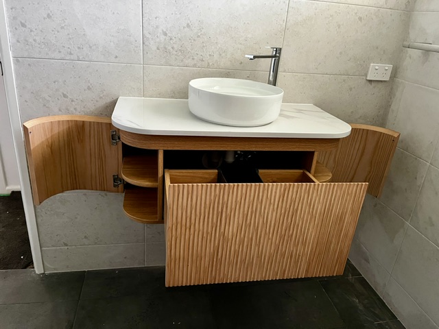 New bathroom vanity cabinet